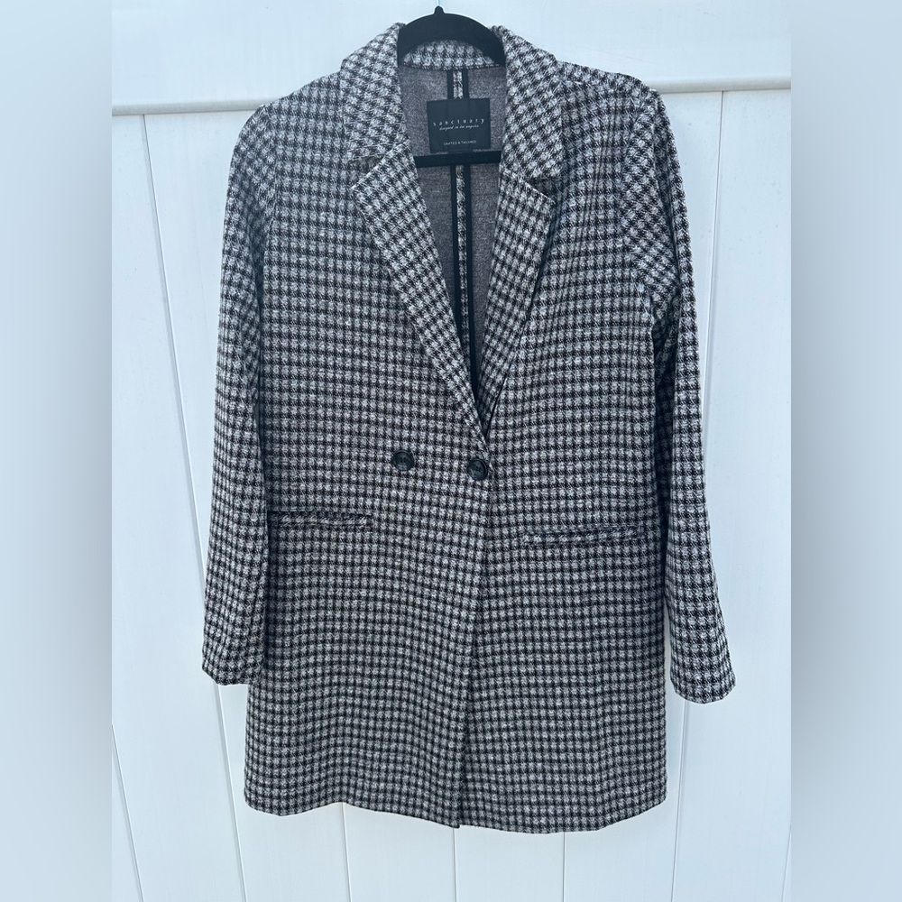 Sanctuary - Plaid Blazer sz XS